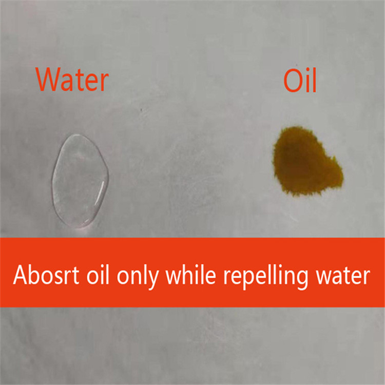 Sensible absorbant 100% pp d'huile de déversement d'huile absorbant l'absorbant d'huile pour la mise au point de déversement d'urgence