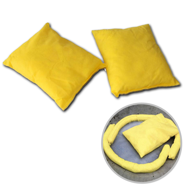 Réponse d'absorption élevée Coussin d'absorpant chimique Hazmat pour plante chimique