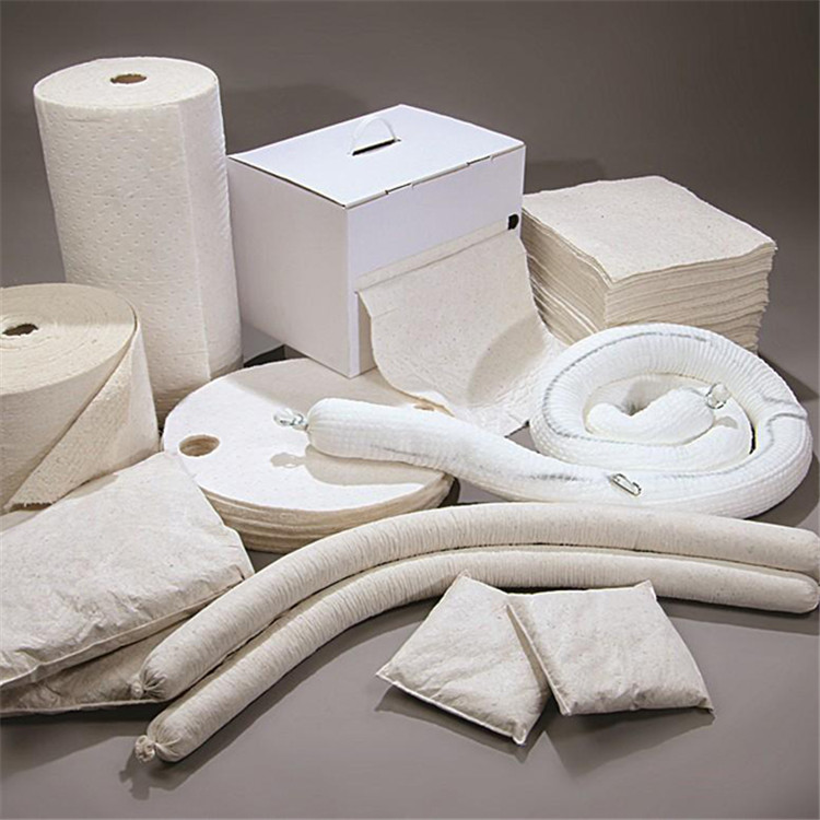 Absorption rapide de l'huile 100% tissu PP chaussette absorbant l'huile sur la plage de la marina