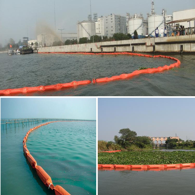 FABRICATION PROFESSIONNELLE PVC PVC Solide Float Spill BOOM BOOM POUR CONTRÔLE DE POLLUTION DE SPIP
