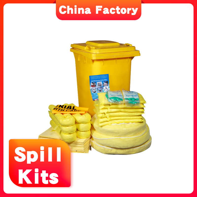 Kit de déversement de matières dangereuses de 1 gallon sûr et pratique dans un déversement de laboratoire